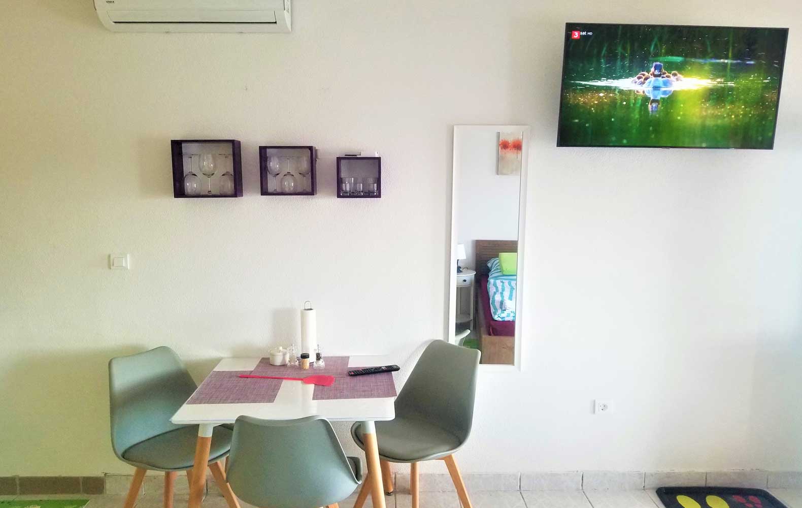 dining area stone house studio first floor - Apartments Zivogosce