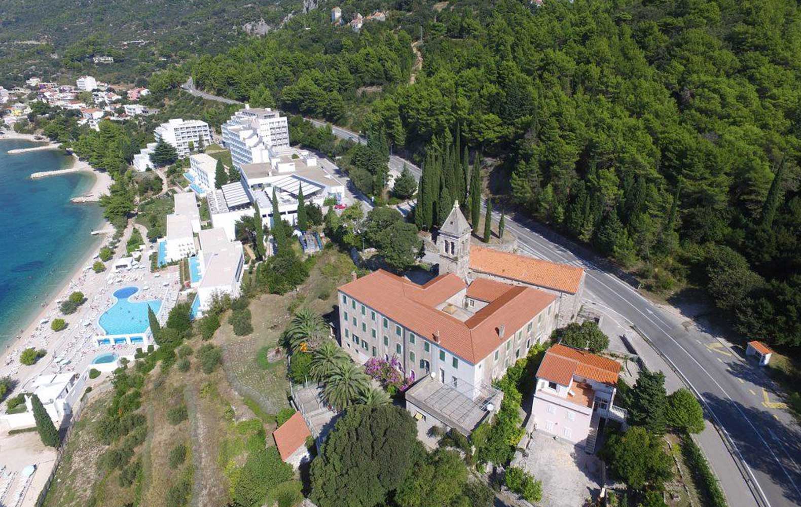 monastery Živogošće Porat - apartments Makarska riviera