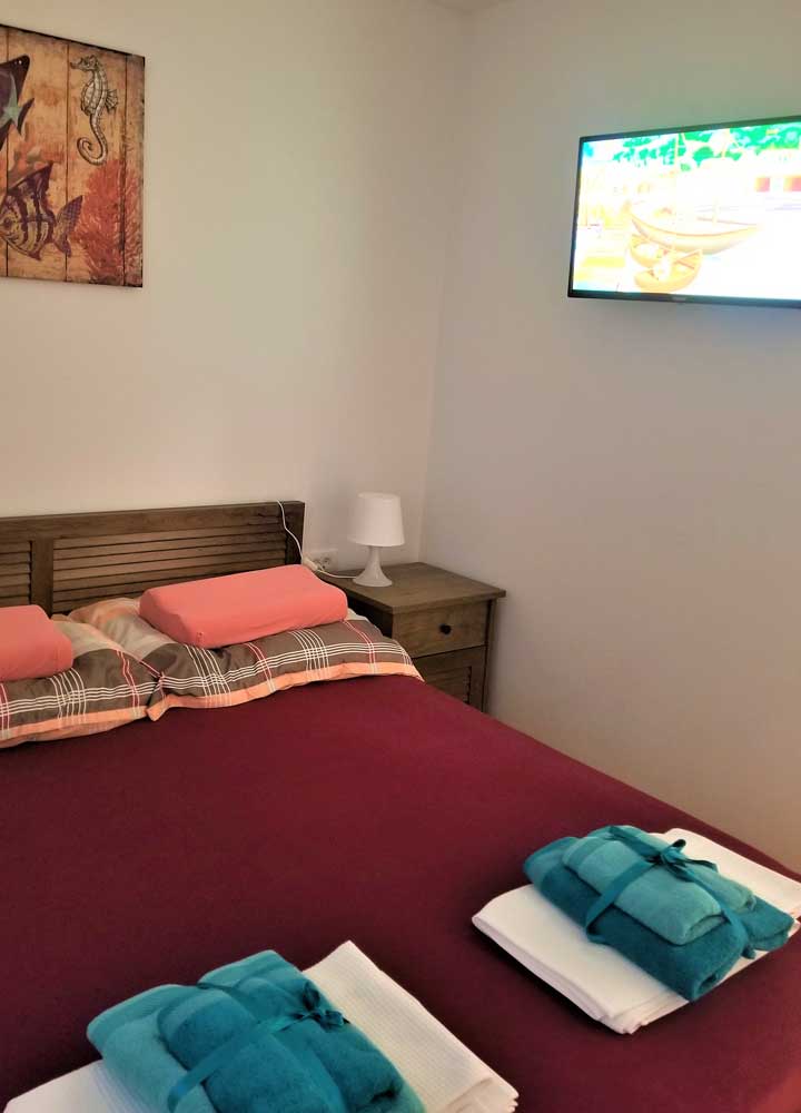 Schlafzimmer 1 Luxuswohnung groß - Ferienwohnungen Makarska