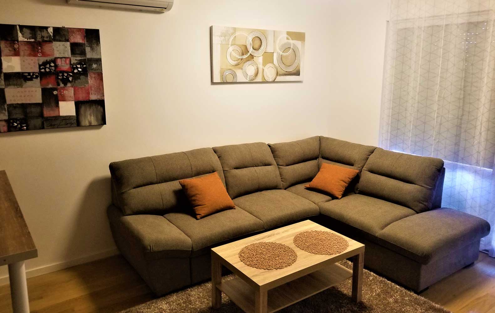 Wohnbereich Luxuswohnung - Ferienwohnungen Makarska